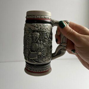Vintage Avon Train Mug - Mini Beer Stein, Union Pacific, Twentieth Century